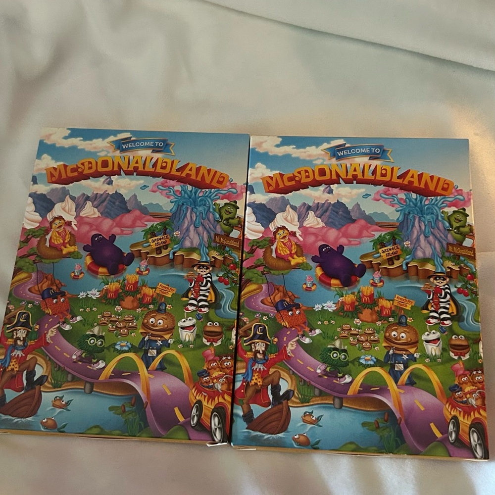 McDonaldland Mayor McCheese Set with Stickers Postcards and Unused Code
